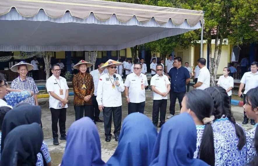 Reses ke SMPN 2 Malinau, Marthin Billa Catat Persoalan Pendidikan