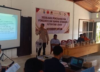 Polresta Bulungan Sosialisasikan Pencegahan Karhutla Bersama BPBD dan TNI