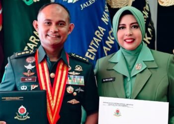 Danbrigif TP 85/BTC Kolonel Inf Alzaki, S.E., M.M., M.B.A., M.M.A.S., Lulus Sesko TNI Tahun 2026,Raih 2 Besar Tulisan Ilmiah Dan Predikat Jasmani Terbaik