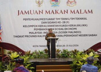 Gala Dinner KK/JKK Sosek Malindo Jadi Momentum Perkuat Hubungan Kaltara-Sabah