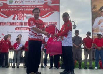 Ribuan Bendera Merah Putih Dibagikan, DPRD Bulungan Ajak Warga Ikut Berpartisipasi