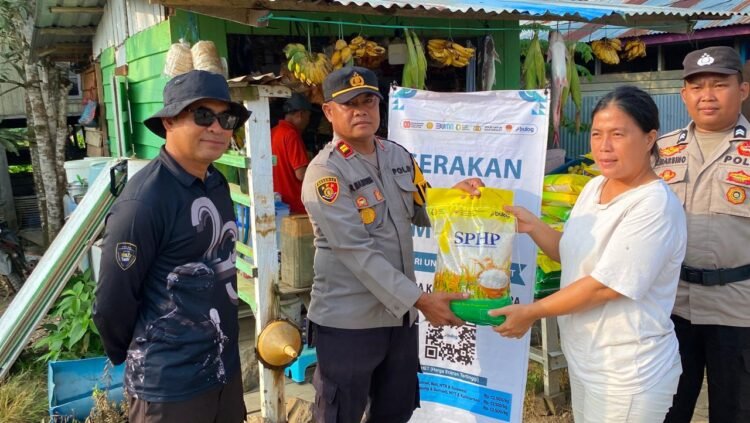 Beras SPHP Mulai Disalurkan, Polsek Tanjung Palas Barat Lakukan Pemantauan