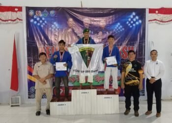Danyon TP 880/Banuanta Apresiasi Prajurit Peraih Emas Kurash BMC