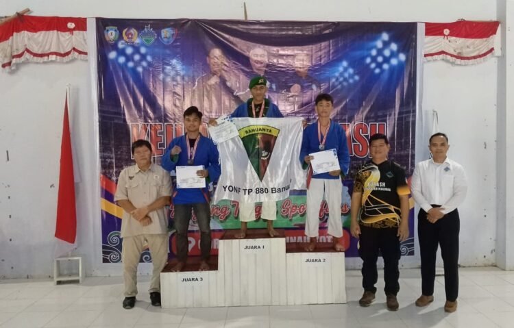 Danyon TP 880/Banuanta Apresiasi Prajurit Peraih Emas Kurash BMC
