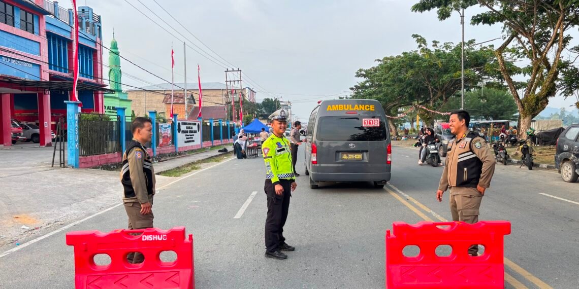 Polresta Bulungan Perketat Pengamanan CFD, Arus Lalu Lintas Tetap Lancar