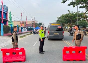 Polresta Bulungan Perketat Pengamanan CFD, Arus Lalu Lintas Tetap Lancar