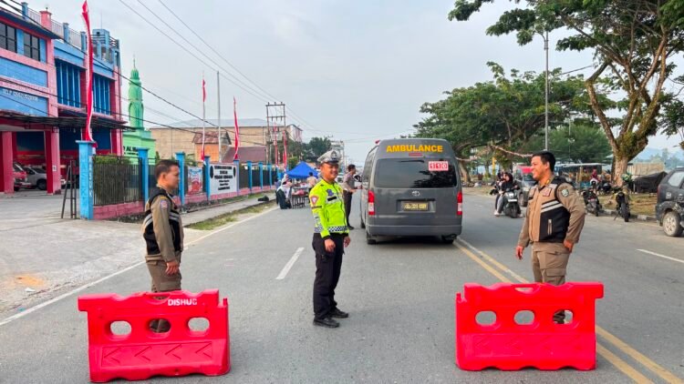 Polresta Bulungan Perketat Pengamanan CFD, Arus Lalu Lintas Tetap Lancar