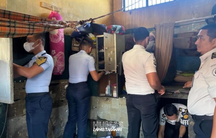 Lapas Tarakan Sisir Kamar Hunian, Pastikan Bebas Barang Terlarang