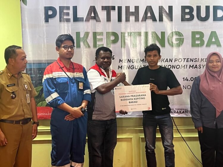 Pertamina FT Tarakan Kembangkan Kepiting Bakau, Targetkan Kemandirian Ekonomi Warga