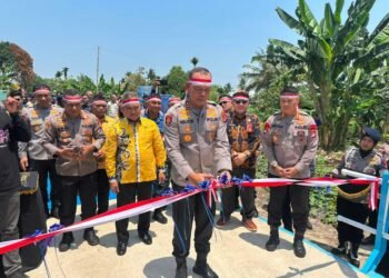 Jembatan Merah Putih Presisi Resmi Dibuka, Akses Warga Cahaya Baru Bertambah