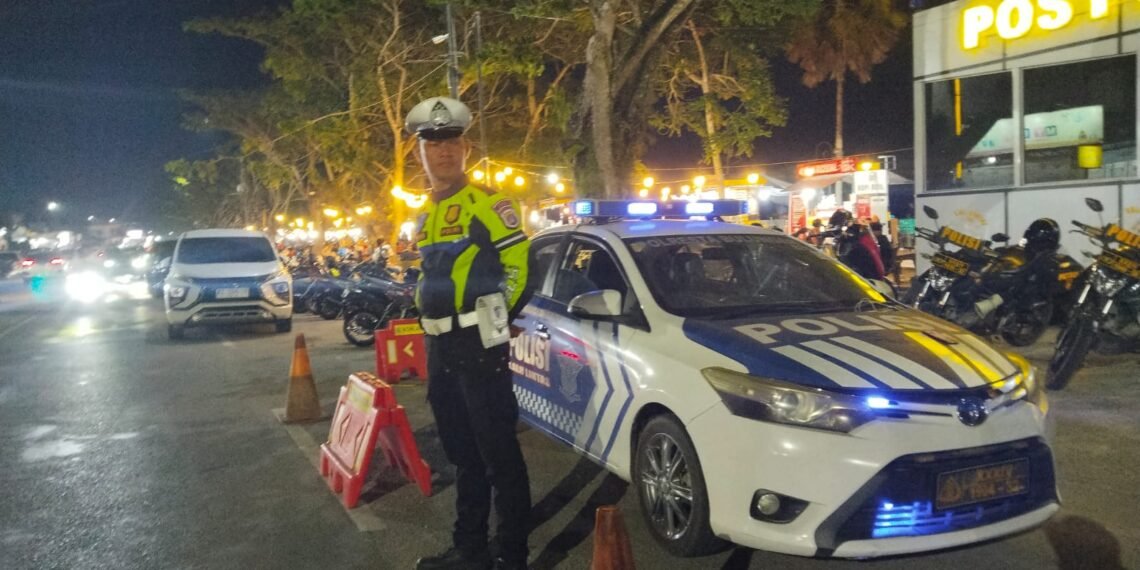 Patroli Blue Light Polresta Bulungan Sasar Jalan Rawan Balap Liar dan Kecelakaan
