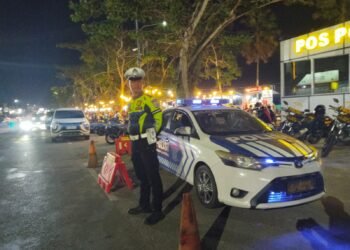 Patroli Blue Light Polresta Bulungan Sasar Jalan Rawan Balap Liar dan Kecelakaan