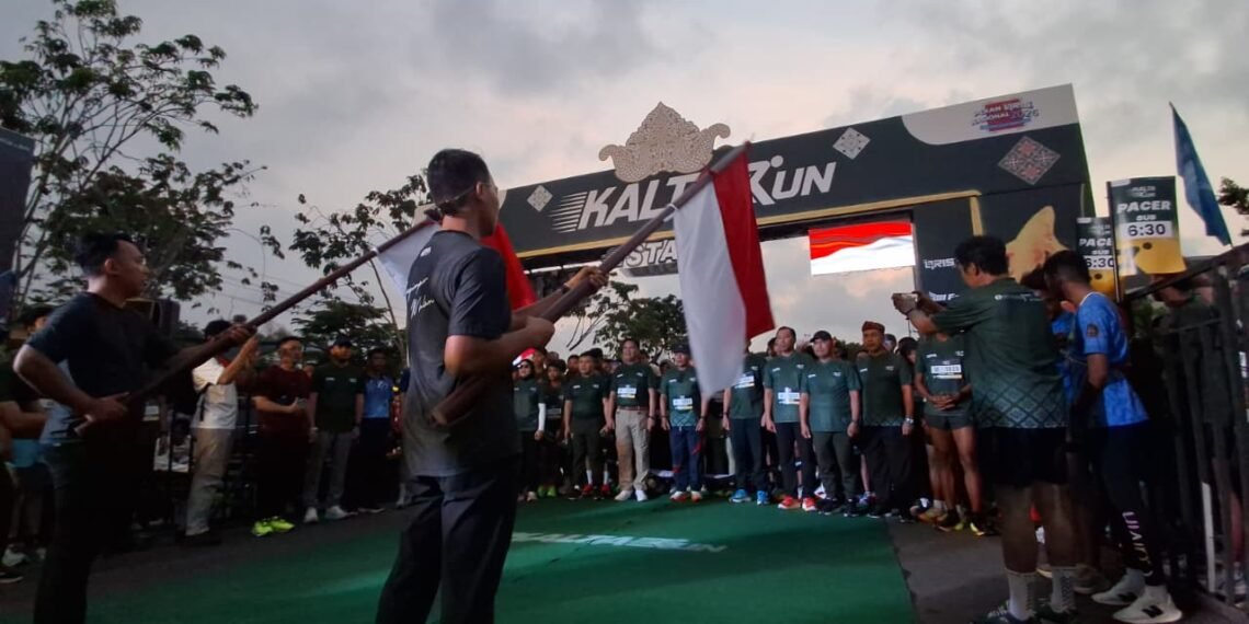 Lari 8,1 Kilometer, Kaltarun 2026 Bawa Pesan Transaksi Lintas Negara