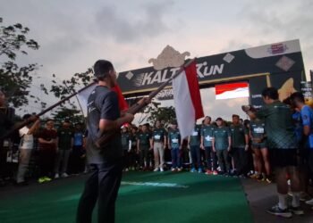 Lari 8,1 Kilometer, Kaltarun 2026 Bawa Pesan Transaksi Lintas Negara