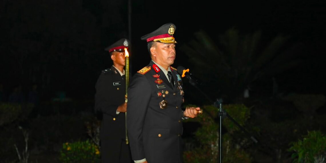Sambut HUT RI Ke-81, Kapolda Kaltara Pimpin Upacara Ziarah Kehormatan Di Makam Pahlawan Dan Kenang Jasa Para Pahlawan