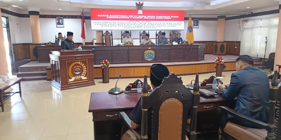 DPRD Tarakan Setujui Raperda Penataan OPD, Fraksi Minta Efisiensi Dijaga