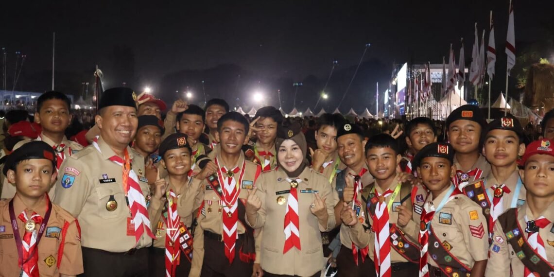 Jamnas XII Berakhir, Rahmawati Minta Pengalaman Pramuka Dibawa ke Kaltara