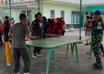 Meriahkan HUT RI, Keluarga Besar Kodim 0907 Tarakan Ikuti Beragam Perlombaan