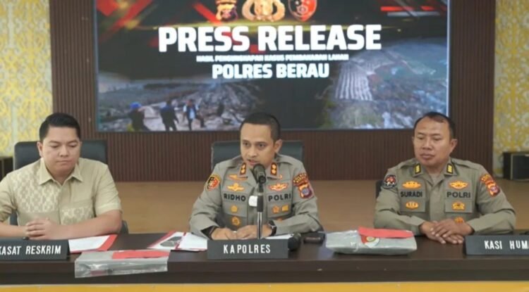 Polres Berau Siagakan Tim Gerak Cepat 24 Jam Hadapi Karhutla