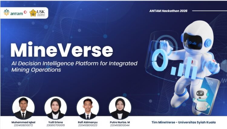 Empat Mahasiswa USK Finalis ANTAM Hackathon, Andalkan MineVerse