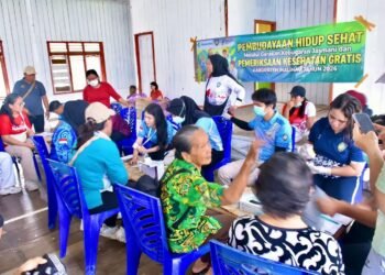 Pemeriksaan Kesehatan Gratis Warnai Gerakan Kebugaran Masyarakat di Respen Tubu