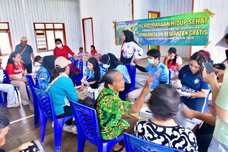 Pemeriksaan Kesehatan Gratis Warnai Gerakan Kebugaran Masyarakat di Respen Tubu