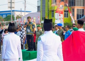 Kirab Merah Putih 2.026 Meter Semarakkan Peringatan Kemerdekaan di Kaltara 