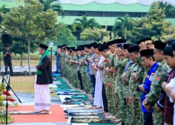 Kemarau Melanda Kaltim-Kaltara, TNI-Polri dan Warga Salat Istisqa