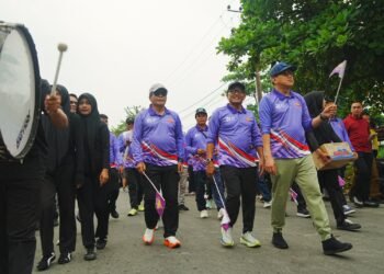 Ribuan Warga Ikuti Jalan Sehat, Gubernur Ajak Jaga Kerukunan Kaltara 