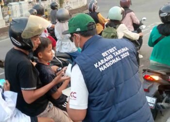 Karang Taruna Kaltara Bagikan 1.000 Masker untuk Warga Tarakan