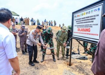 Satgas PKH Pasang Plang di WIUP Singlurus, Kawasan Tahura Samboja Ditertibkan