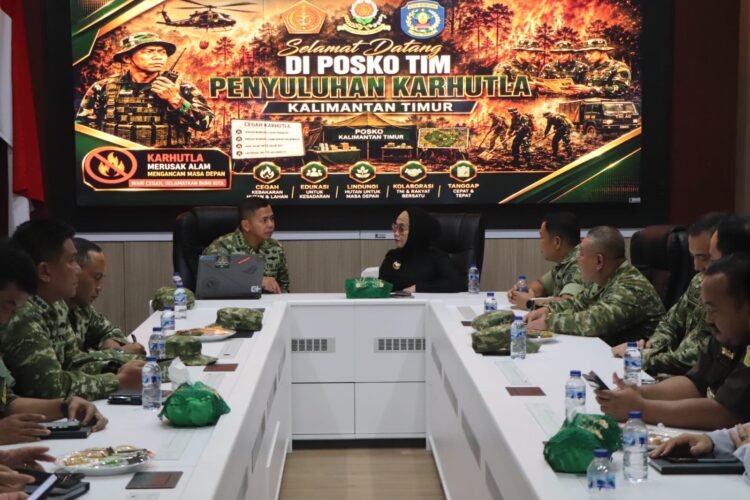 Pasis Sesko TNI Bekali Babinsa Strategi Hadapi Karhutla di Kaltim