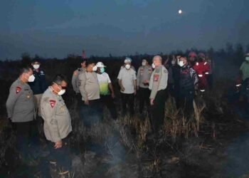 Inovasi Gambut dan Berbagai Upaya Hentikan Bara Karhutla, Kapolda Kalsel Turun Langsung