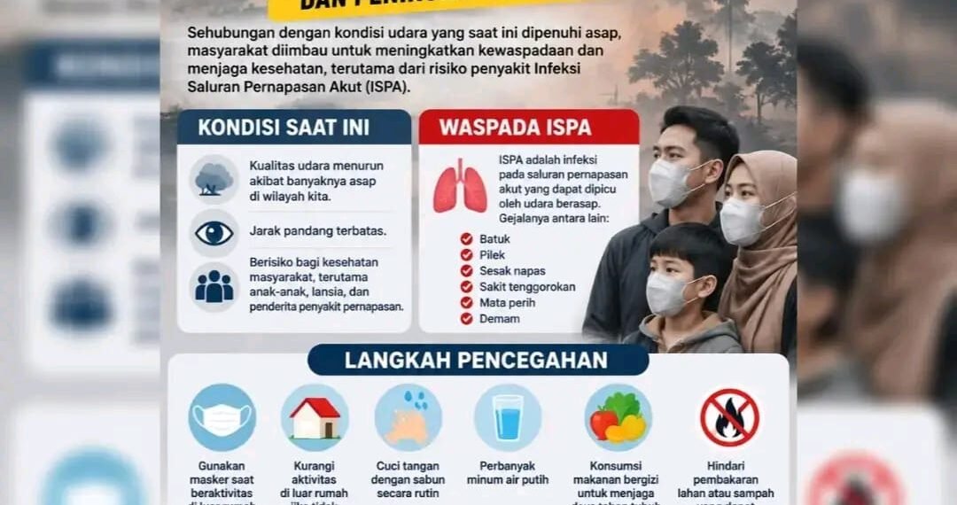 Udara Tana Tidung Dipenuhi Asap, Bupati Imbau Warga Waspada ISPA