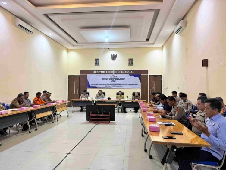 Polresta Bulungan Kaji Model Pemolisian dalam Penanganan Bencana