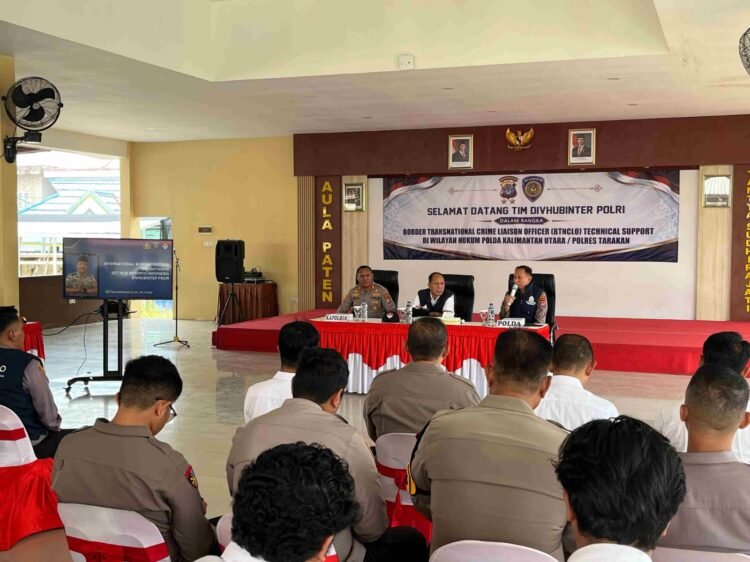 Divhubinter Polri Bekali Polres Tarakan Penanganan Kejahatan Lintas Negara