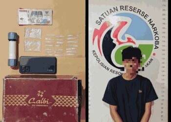 Polisi Bongkar Simpanan 21 Paket Sabu dalam Pipa di Karang Balik