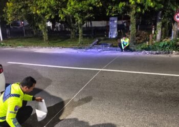 Tabrakan di Jalan Pangeran Diponegoro, Pengendara Aerox Meninggal Dunia