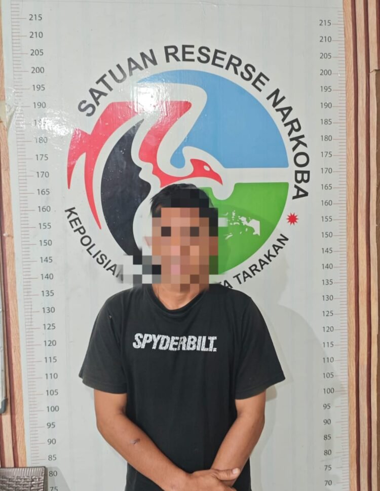 Sempat Masuk DPO, A Diamankan Polres Tarakan dalam Pengembangan Kasus Sabu