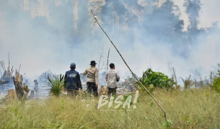 Karhutla Mangkupadi Belum Tersentuh Hujan, Pemkab Cek Kesiapan Sarpras