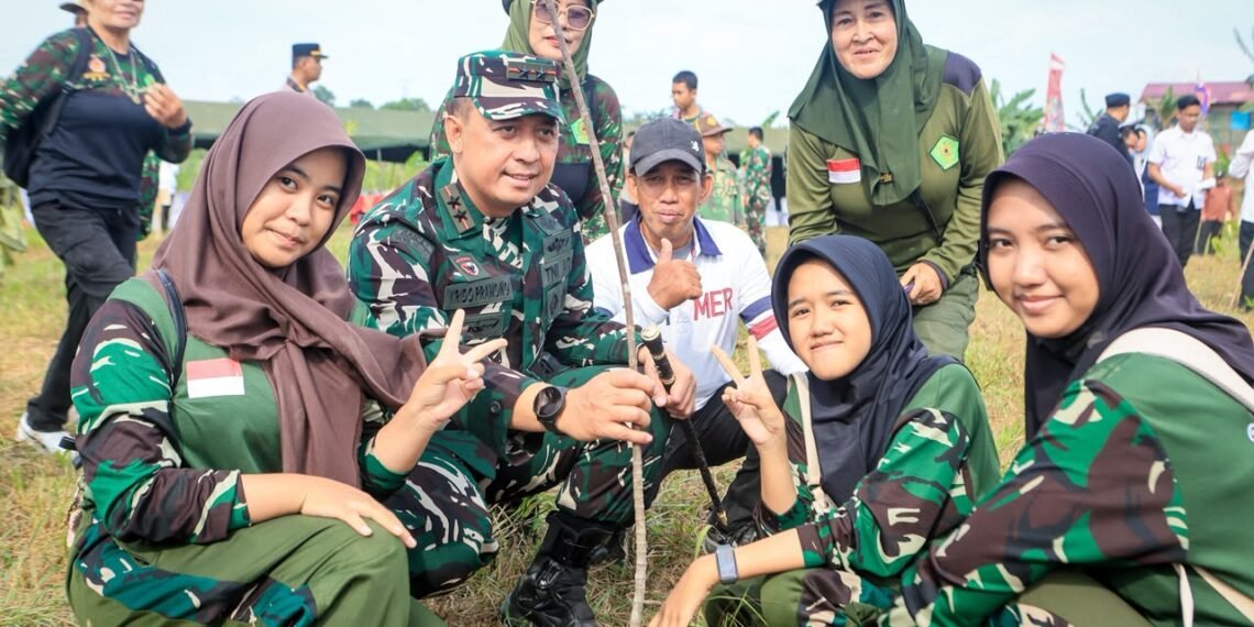 277.250 Pohon Ditanam Serentak, Kodam VI/Mlw Sasar Lahan Pascakebakaran