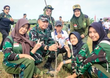 277.250 Pohon Ditanam Serentak, Kodam VI/Mlw Sasar Lahan Pascakebakaran