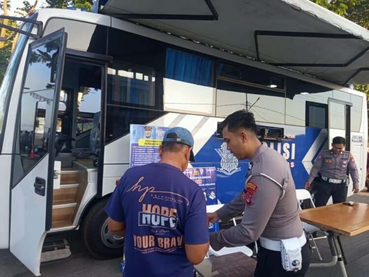 SIM Keliling Hadir di CFD Tebu Kayan, Warga Dimudahkan Urus Layanan