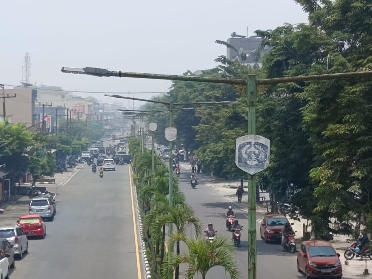 Kabut Asap Tarakan Kembali Terlihat, Angin Bawa Massa Udara dari Selatan
