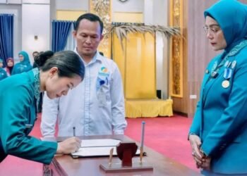 Pengurus TP PKK hingga Bunda PAUD Kecamatan Dilantik