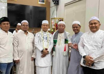 Ustaz H Das’ad Latif Hadiri Tabligh Akbar, Camat Sambutan Apresiasi Dukungan JBSM