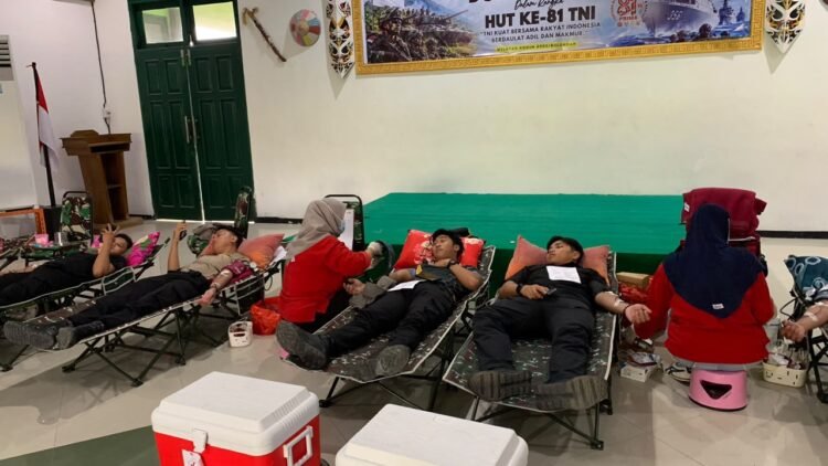 Donor Darah HUT ke-81 TNI, Polri Turut Perkuat Solidaritas Kemanusiaan