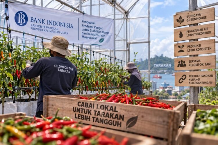 Cabai Berulang Tekan Inflasi Tarakan, BI Dorong Budidaya Greenhouse