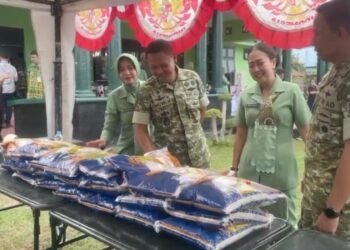 Kodim Bulungan Gelar Pasar Murah, Warga Kurang Mampu Diprioritaskan