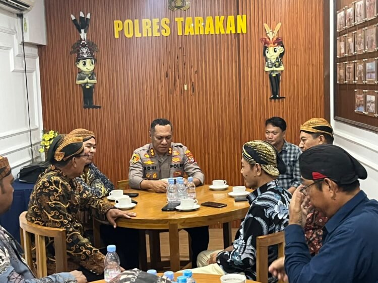 Polres Tarakan Gandeng Paguyuban, Persoalan Sosial Diantisipasi Sejak Dini